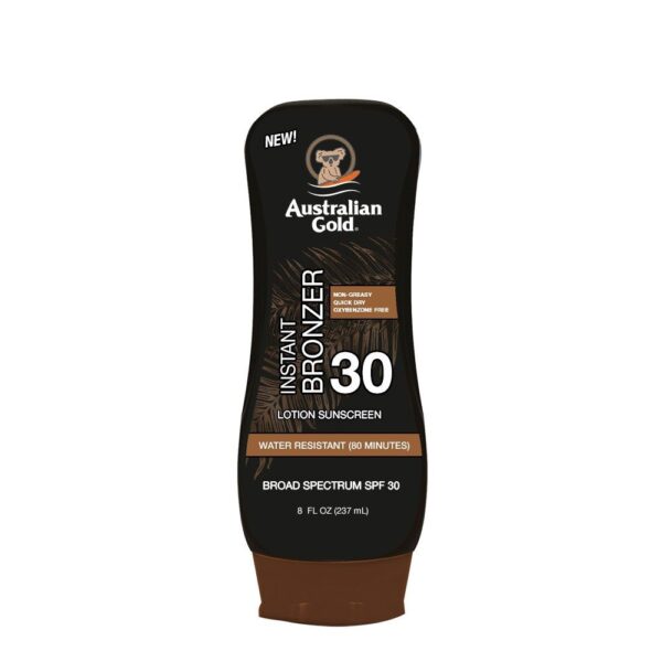 Australian Gold Lotion with Bronzer Sunscreen SPF30 (237ml)