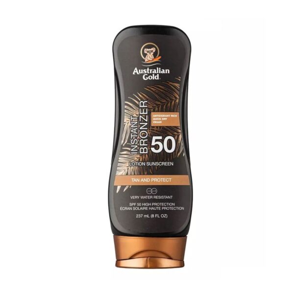 Australian Gold Lotion with Bronzer Sunscreen SPF50 (237ml)