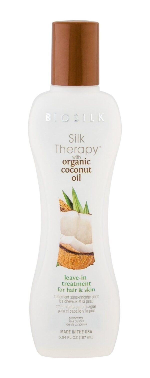 Biosilk - Silk Therapy Organic Coconut Oil Leave-In Treatment for Hair & Skin (167ml)