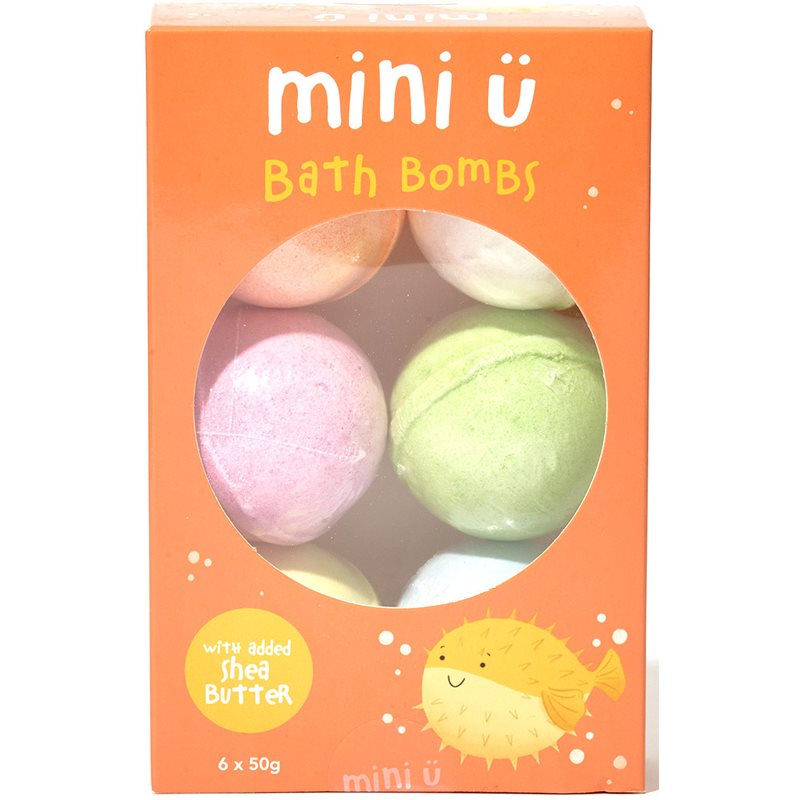 Mini-U Bath Bomb 6 Pack αφρώδης μπάλα τια το μπάνιο 6x50 γρ