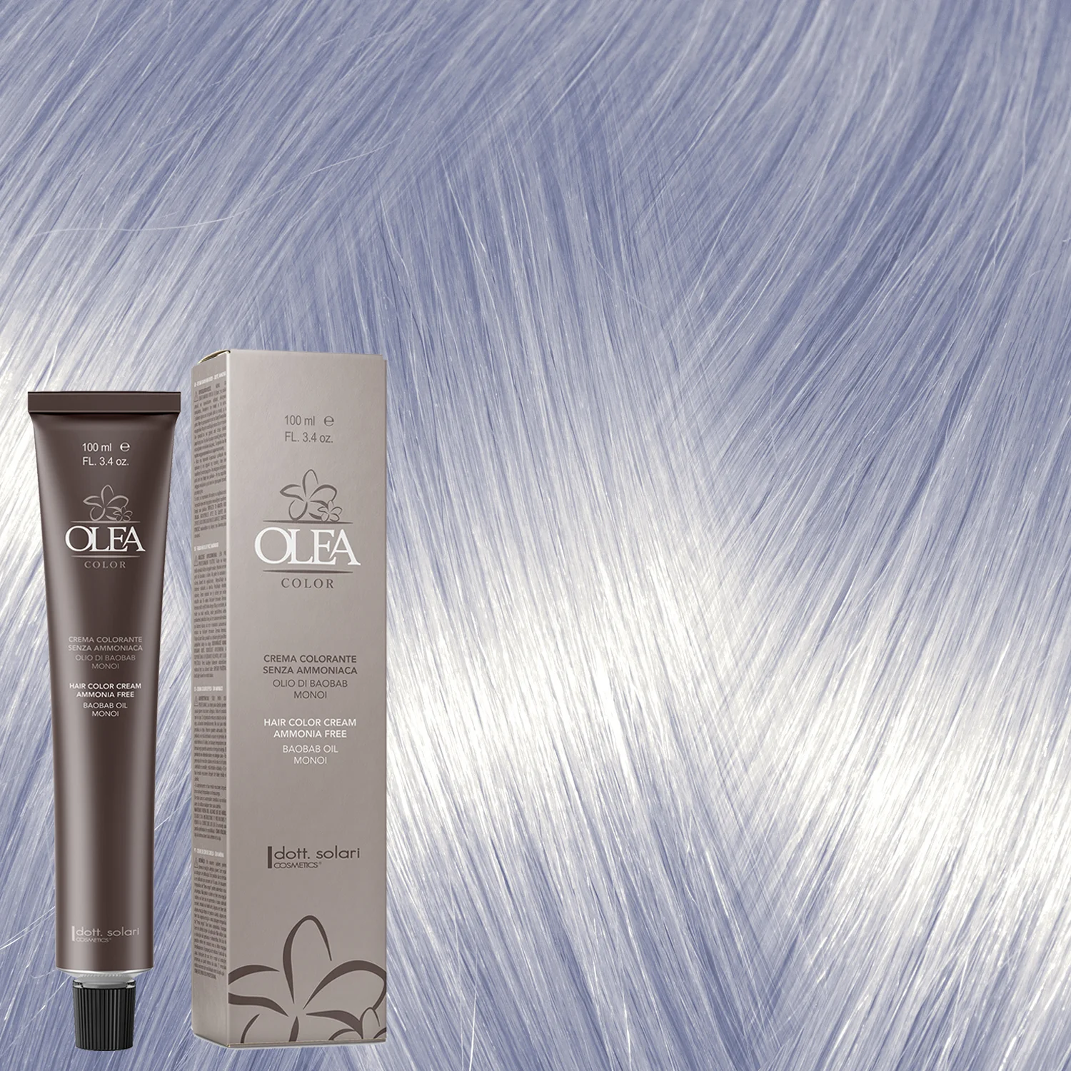 Olea Βαφή Μαλλιών Χωρίς Αμμωνία No 12.21 Ξανθιστικό Λιλά - 100ml