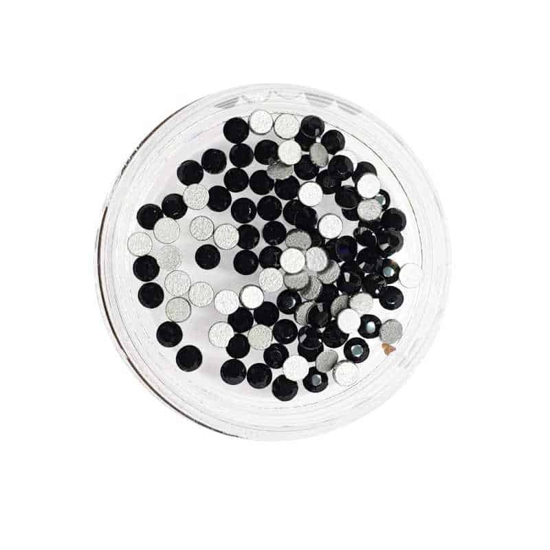 Crocus Nail Strass Black Small