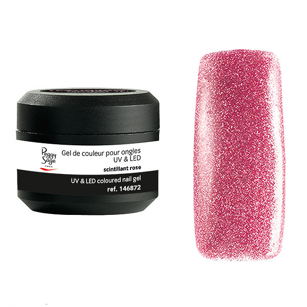 GEL UV & LED ΧΡΩΜΑΤΙΣΤO 5gr. Ιριδίζον Scintillant Rose