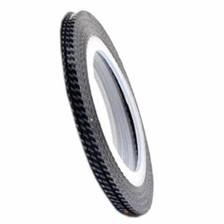 Crocus Decoration Stripe Black & Grey