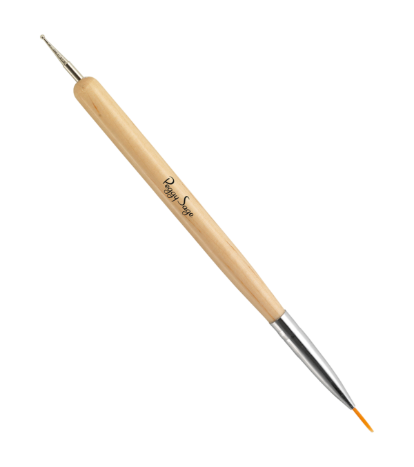 Peggy Sage 2-in-1 Nail Art Brush / Marbling Tool