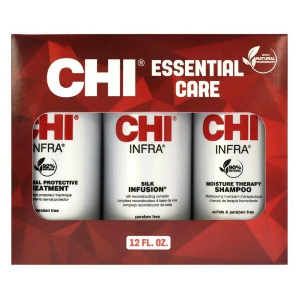 CHI Infra Trio Kit Offer(Infra Shampoo 355ml+Infra Treatment 355ml+Silk Infusion 355ml)