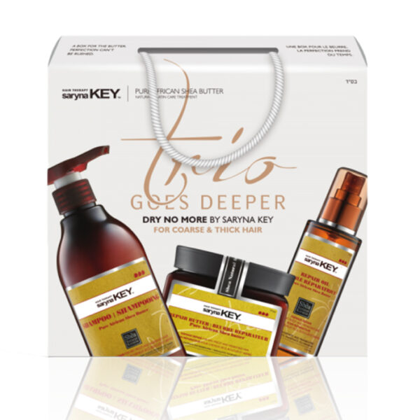 Saryna Key Τrio Goeς Deeper Dry No More(Σαμπουάν 500ml+Μάσκα 500ml+Έλαιο 105ml)