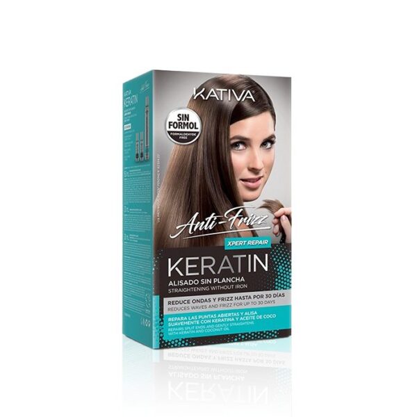Kativa Keratin Alisado Xpert Repair Kit (Πακέτο θεραπείας κερατίνης χωρίς ισιωτική πρέσα)
