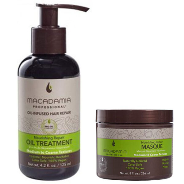 Macadamia Vegan Professional Nourishing Repair Offer ( Έλαιο 125ML + Μάσκα 236ML)