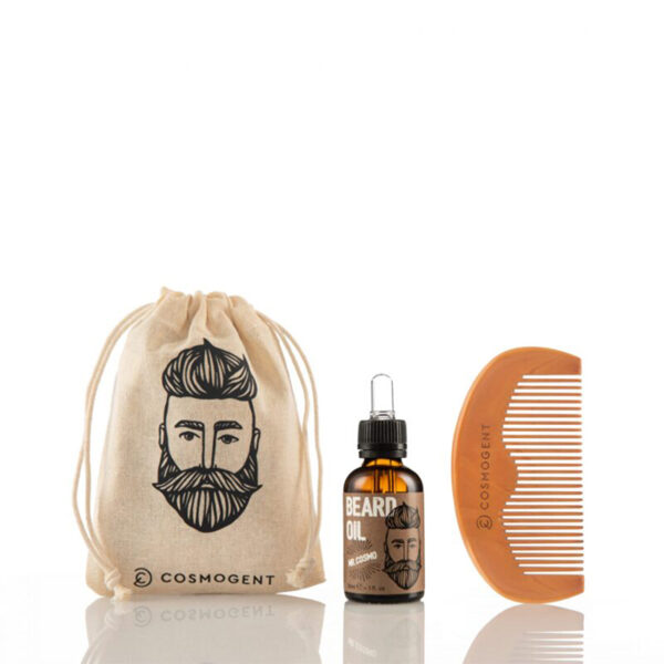 Cosmogent Mr.Cosmo Bundle(Λάδι Γενειάδας+ Χτένα Γενειάδας)