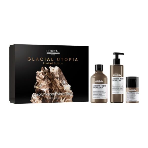 L’oreal Professionnel Limited Edition Absolut Repair Molecular Trio Set για Μοριακή Επανόρθωση στα Πολύ Ταλαιπωρημένα Μαλλιά