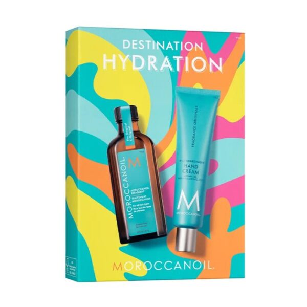Moroccanoil Destination Hydration Set (Oil Treatment 100ml + Hand Cream 100ml)