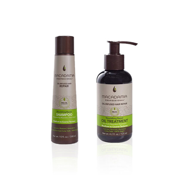 Macadamia Vegan Professional Nourishing Repair Offer (Σαμπουάν 300ml+Έλαιο 125ml)