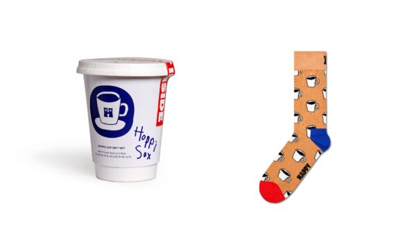 Happy Socks 1-Pack Coffee Cup Gift Set (Size: 41-46)