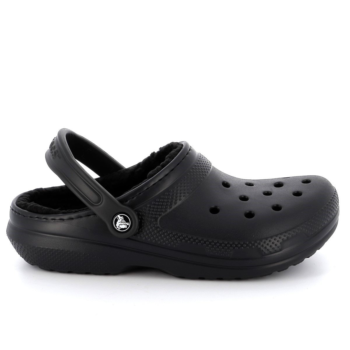 Σαμπό Crocs Classic Lined Clog Χρώματος Μαύρο 203591-060