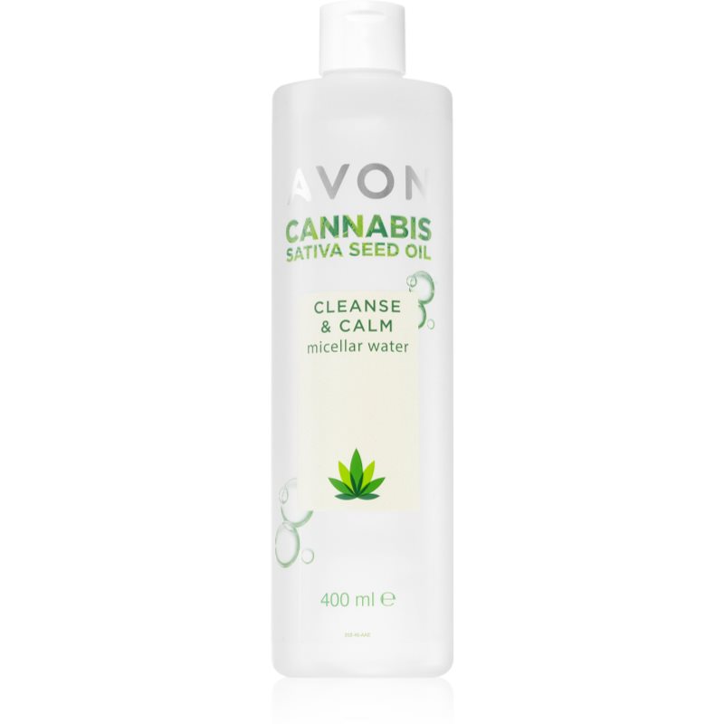 Avon Cannabis Sativa Oil Cleanse > Calm μικυλλιακό νερό για ντεμακιγιάζ με καταπραϋντική δράση 400 ml