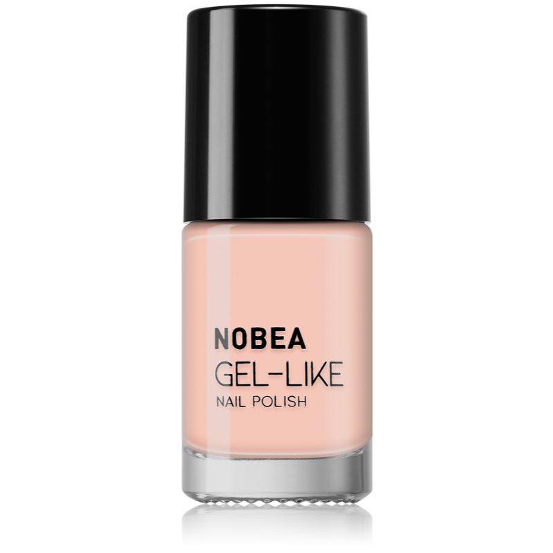NOBEA Day-to-Day Gel-like Nail Polish βερνίκι νυχιών για τζελ αποτέλεσμα απόχρωση #N72 Nude beige 6 ml