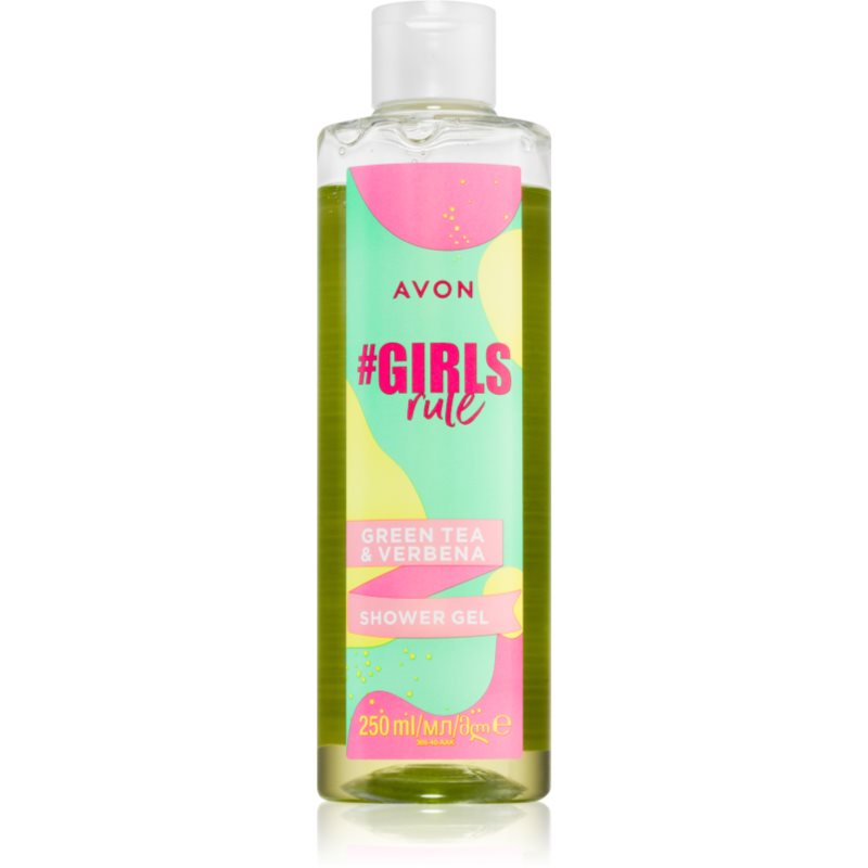 Avon #GirlsRule Green Tea > Verbena δροσιστικό τζελ ντους 250 ml