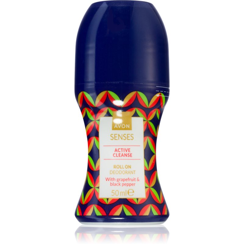 Avon Senses Active Cleanse Αποσμητικό roll-on 50 ml