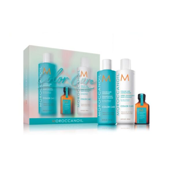 Moroccanoil Spring Color Care Kit(Shampoo 250ml+Conditioner 250ml+Oil Treatment 25ml+Body Lotion Fragrance Originale 10ml)