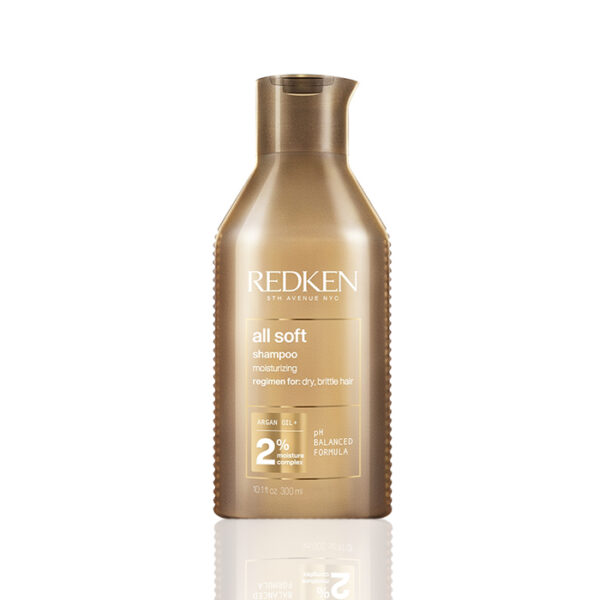 Redken All Soft Σαμπουάν Απαλότητας Και Λάμψης Για Αφυδατωμένα Μαλλιά 300ml
