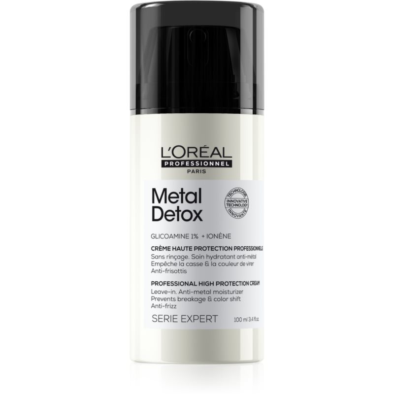 L’Oréal Professionnel Serie Expert Metal Detox προστατευτική κρέμα για εύθραυστα και ταλαιπωρημένα μαλλιά 100 ml