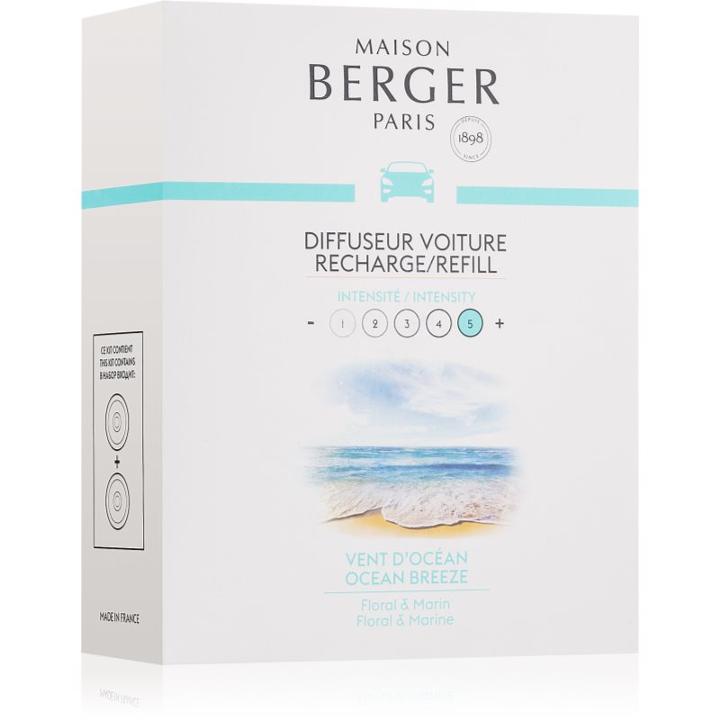 Maison Berger Paris Ocean άρωμα για αυτοκίνητο ανταλλακτική γέμιση 2 x 17 γρ