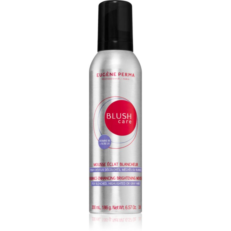 EUGÈNE PERMA Blush Care αφρώδες σκληρυντικό μους για ξανθά και γκρίζα μαλλιά 200 ml