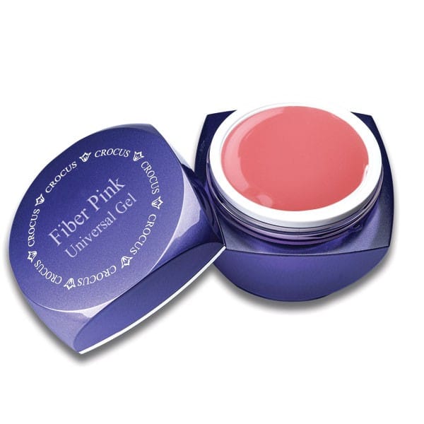 Crocus Fiber Pink Nail Builder Gel 50g