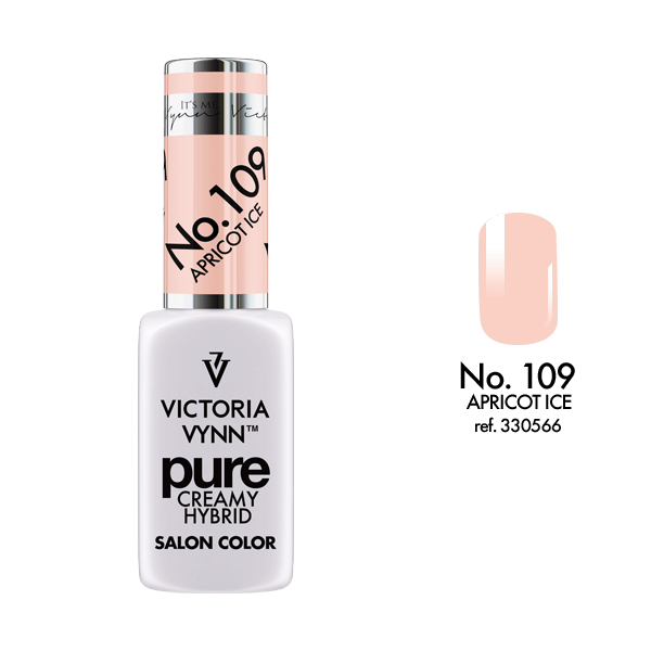 ΗΜΙΜΟΝΙΜΟ ΒΕΡΝΙΚΙ No 109. 8ml Apricot Ice