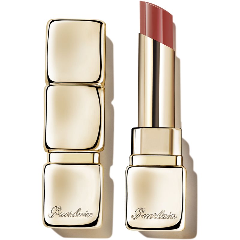 GUERLAIN KissKiss Shine Bloom λαμπερό κραγιόν απόχρωση 129 Blossom Kiss 3,5 γρ