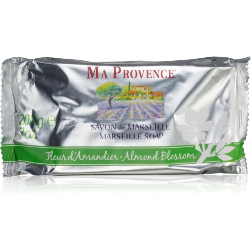 Ma Provence Almond Blossom φυσικό στερεό σαπούνι με καταπραϋντική δράση 200 γρ