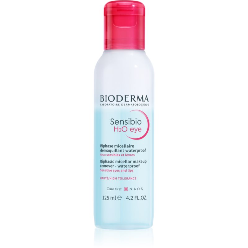 Bioderma Sensibio H2O eye διφασικό μικυλλιακό νερό για τα μάτια και χείλη 125 ml