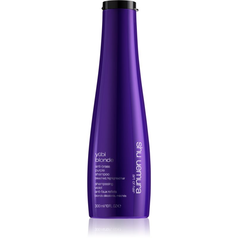 Shu Uemura Yūbi Blonde Βιολέ σαμπουάν εξουδετέρωση κίτρινων αποχρώσεων 300 ml
