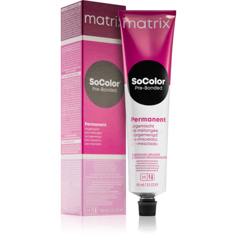 Matrix SoColor Pre-Bonded Blended μόνιμη βαφή μαλλιών απόχρωση 6Bc Dunkelblond Braun Kupfer 90 ml