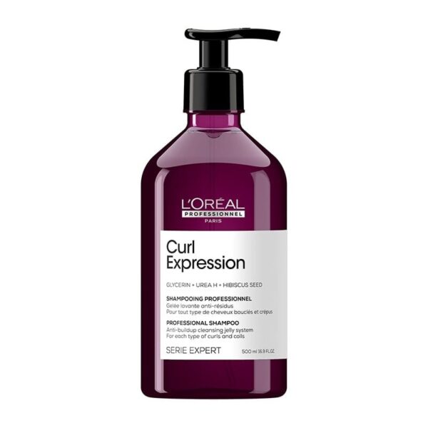 L’Oréal Professionnel Curl Expression Shampoo - Anti-Buildup Cleansing Jelly (500ml)