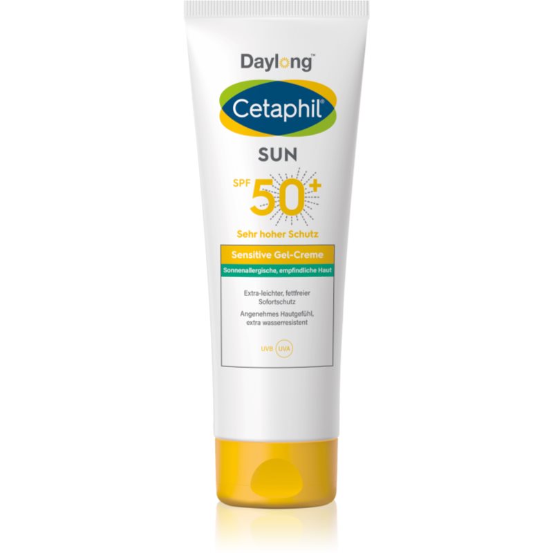 Daylong Cetaphil SUN Sensitive ελαφρύ προστατευτικό τζελ-κρέμα για ευαίσθητο δέρμα SPF 50+ 100 ml