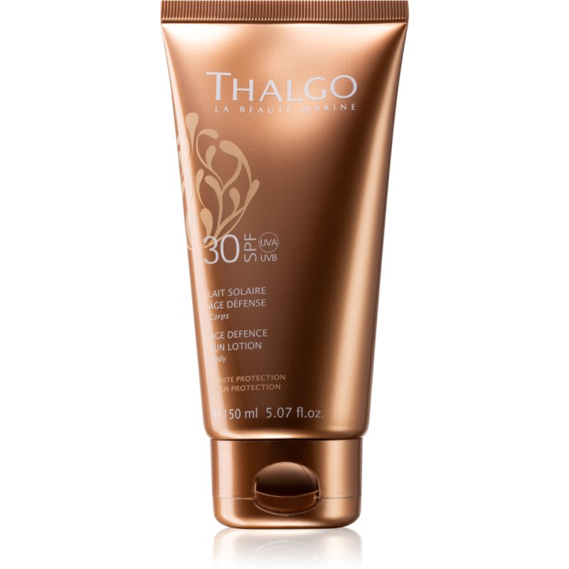 Thalgo Age Defence Sun Lotion αντηλιακό γάλα σώματος με αναζωογονητικά αποτέλεσματα SPF 30 150 ml