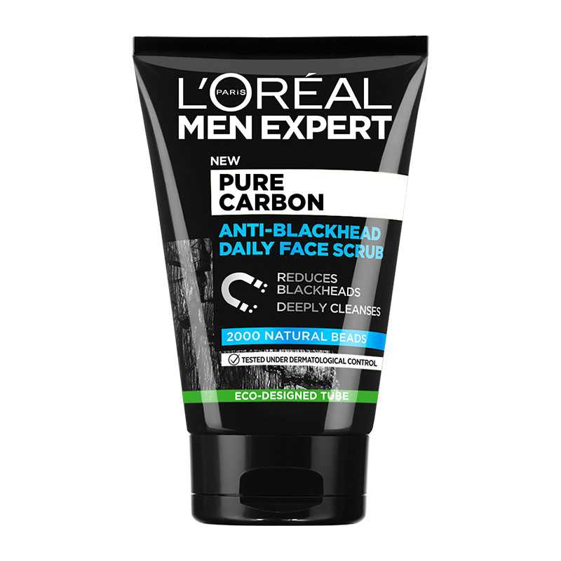 Men Expert Pure Carbon Scrub Απολέπισης Κατά Των Φραγμένων Πόρων 100ml