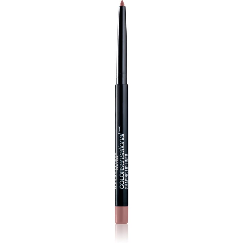 MAYBELLINE NEW YORK Color Sensational Shaping Lip Liner μολύβι για τα χείλη με ξύστρα απόχρωση 50 Dusty Rose 1.2 γρ
