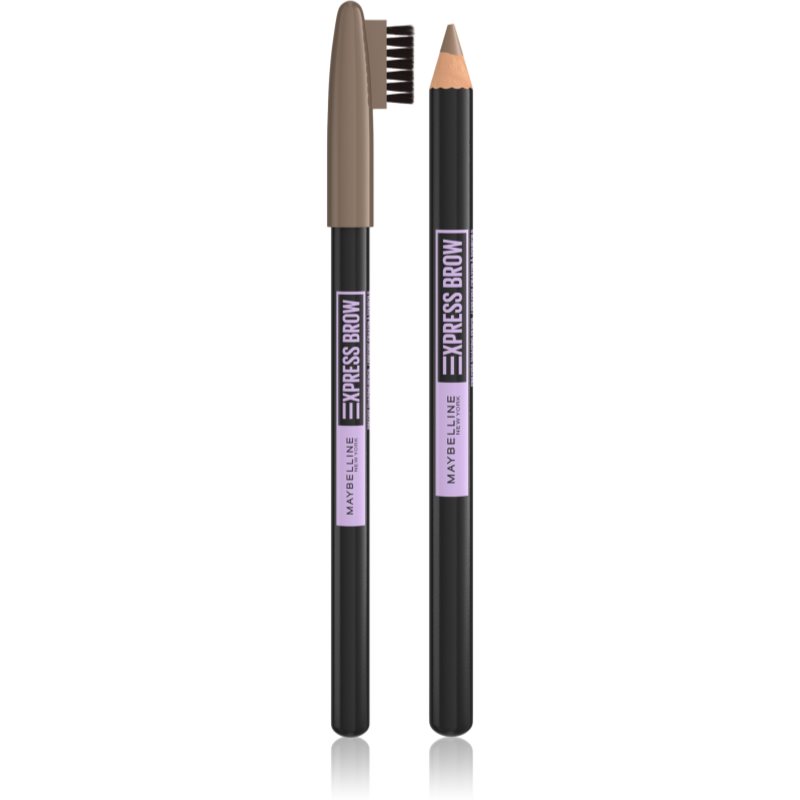 MAYBELLINE NEW YORK Express Brow μολύβι για τα φρύδια με υφή τζέλ απόχρωση 03 Soft Brown 1 τμχ