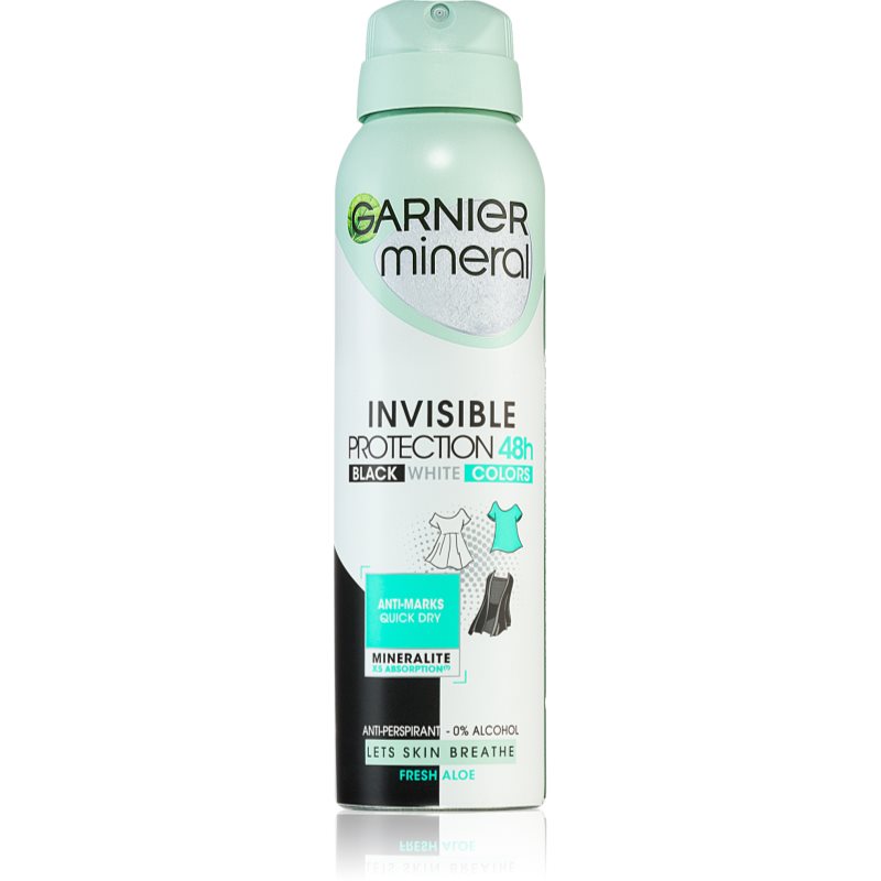 Garnier Mineral Invisible αντιιδρωτικό σε σπρέι 150 ml