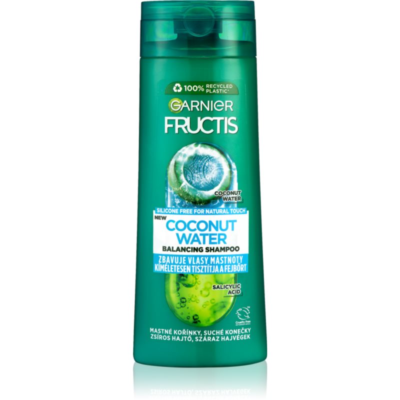 Garnier Fructis Coconut Water δυναμωτικό σαμπουάν 250 ml