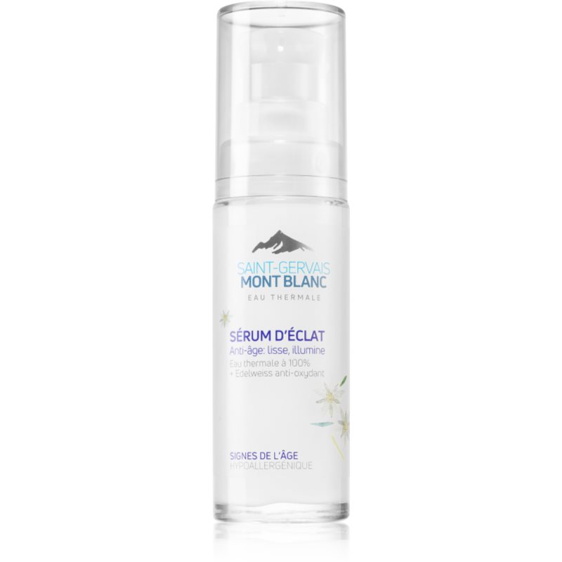 SAINT-GERVAIS MONT BLANC EAU THERMALE αντιρυτιδικός λαμπρυντικός ορός Για το πρόσωπο 30 μλ