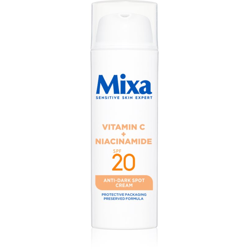 MIXA Anti-Dark Spot κρέμα ημέρας για την αντιμετώπιση των μαύρων κηλίδων SPF 20 50 ml