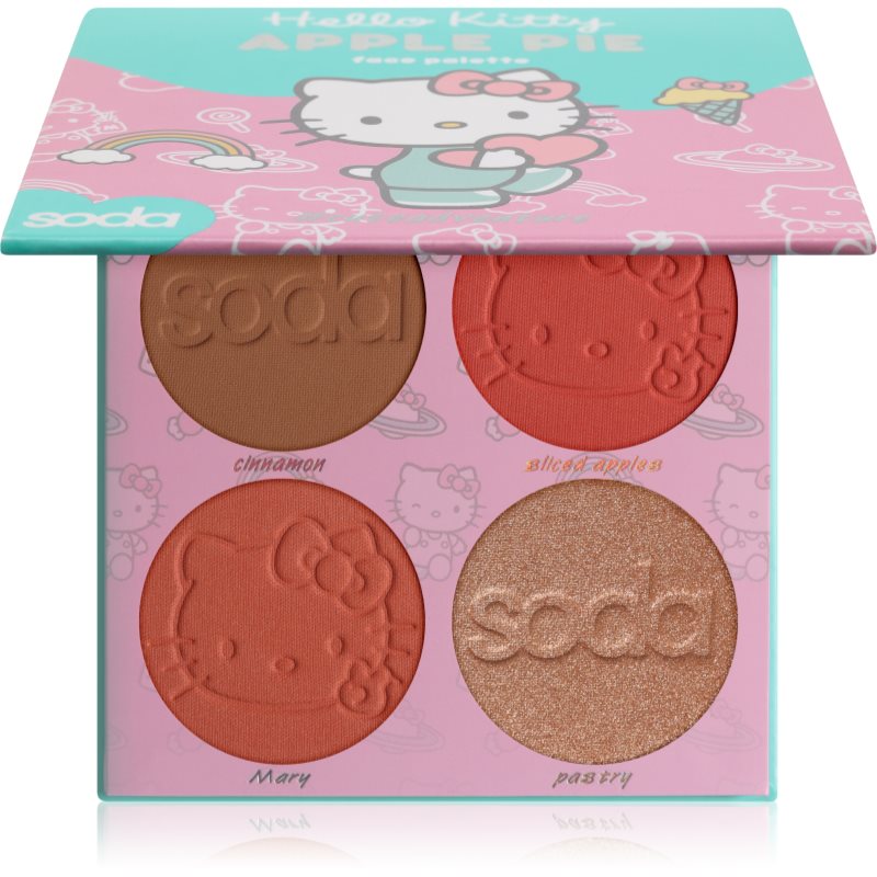 Hello Kitty Apple Pie Face Palette Παλέτα για το πρόσωπο 12 γρ