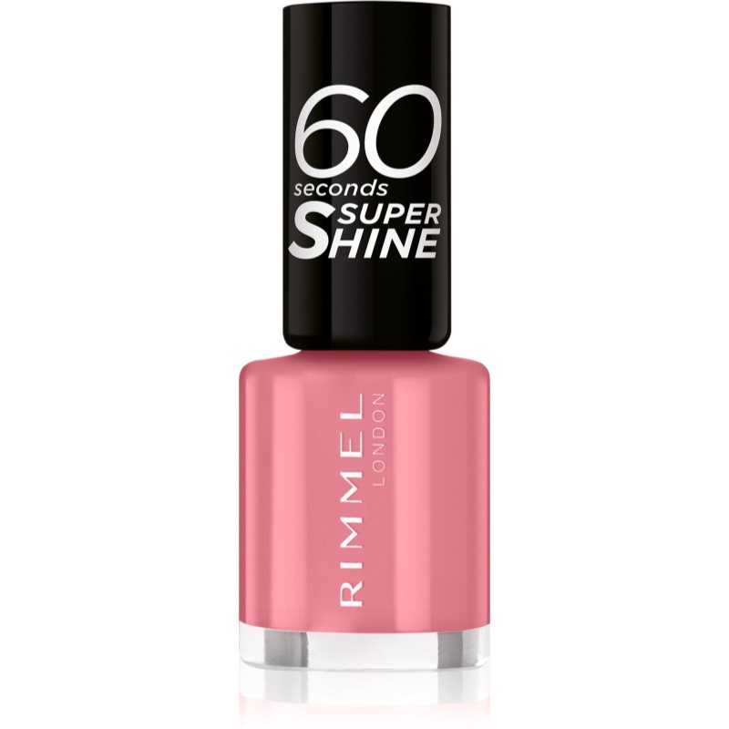 Rimmel 60 Seconds Super Shine βερνίκι νυχιών απόχρωση 405 Rose Libertine 8 ml