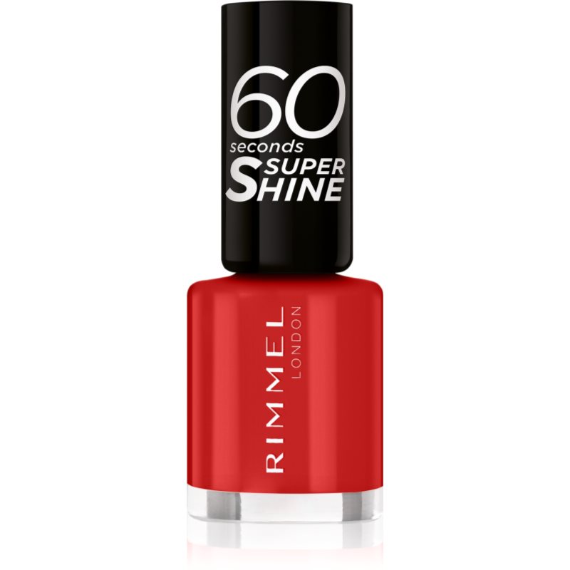 Rimmel 60 Seconds Super Shine βερνίκι νυχιών απόχρωση 430 Coralicious 8 ml