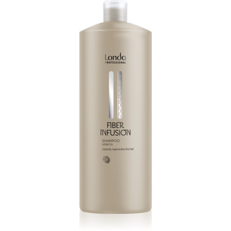 Londa Professional Fiber Infusion Shampoo απαλό σαμπουάν για κατεστραμμένα και βαμμένα μαλλιά 1000 ml