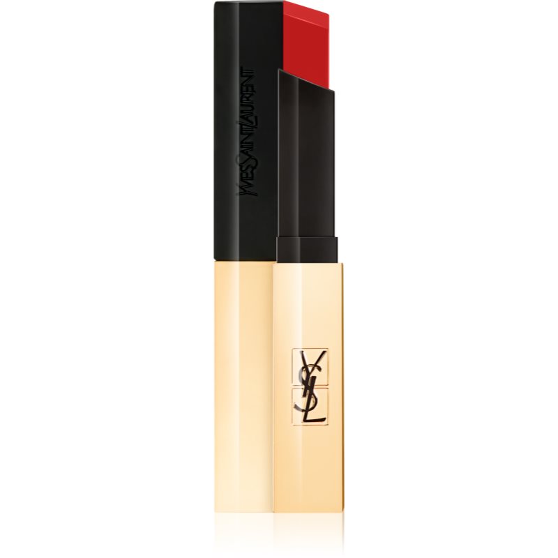 Yves Saint Laurent Rouge Pur Couture The Slim Το λεπτό κραγιόν με αποτέλεσμα ματ του δέρματος απόχρωση 28 True Chili 2,2 γρ